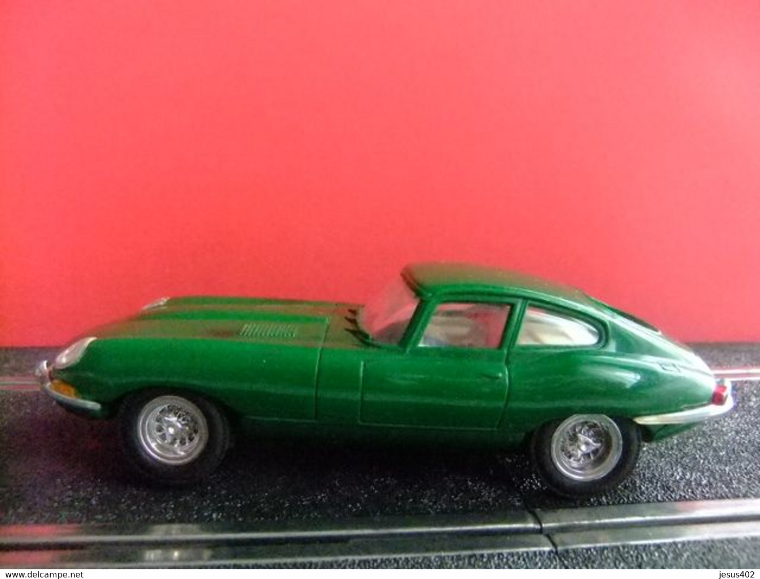 SCALEXTRIC EXIN JAGUAR E VERDE - Massstab 1:32