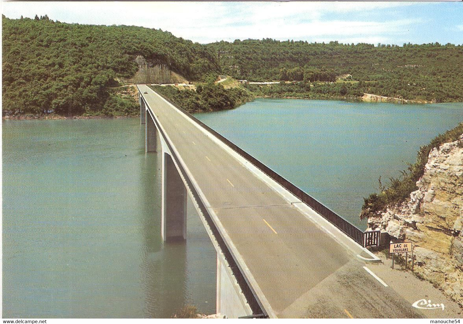 CPSM DU BARRAGE DE VOUGLANS  (CERNON ?) - Otros & Sin Clasificación