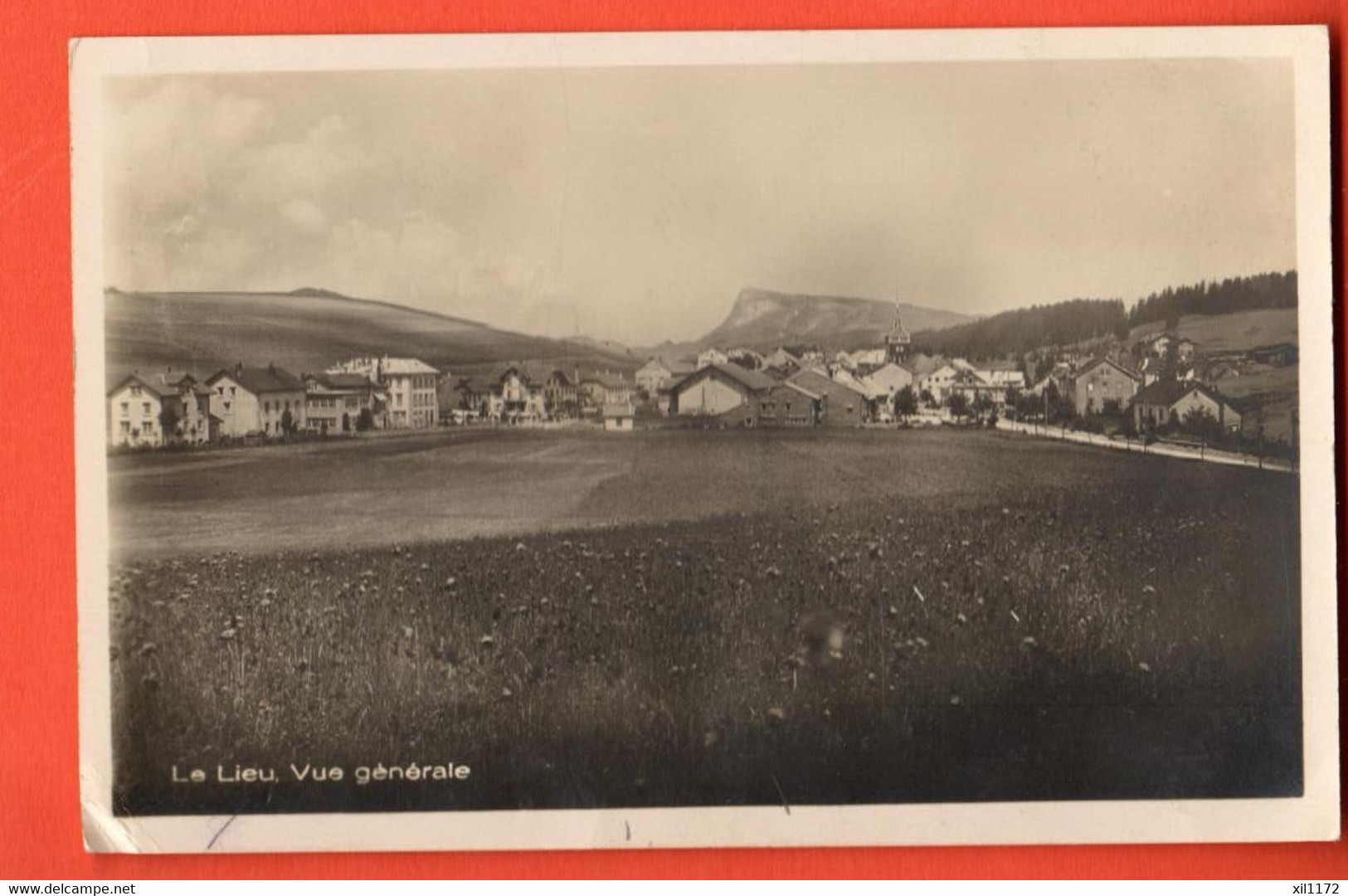 ZBR-07  Lac De Joux, Le Lieu, Vue Générale. Circulé Sous Enveloppe. Guignard 13440G - Le Lieu