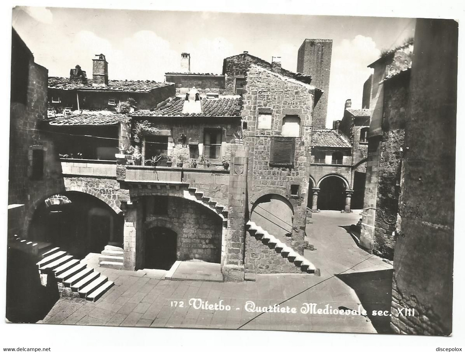 W5875 Viterbo - Quartiere Medioevale / Viaggiata 1962 - Viterbo