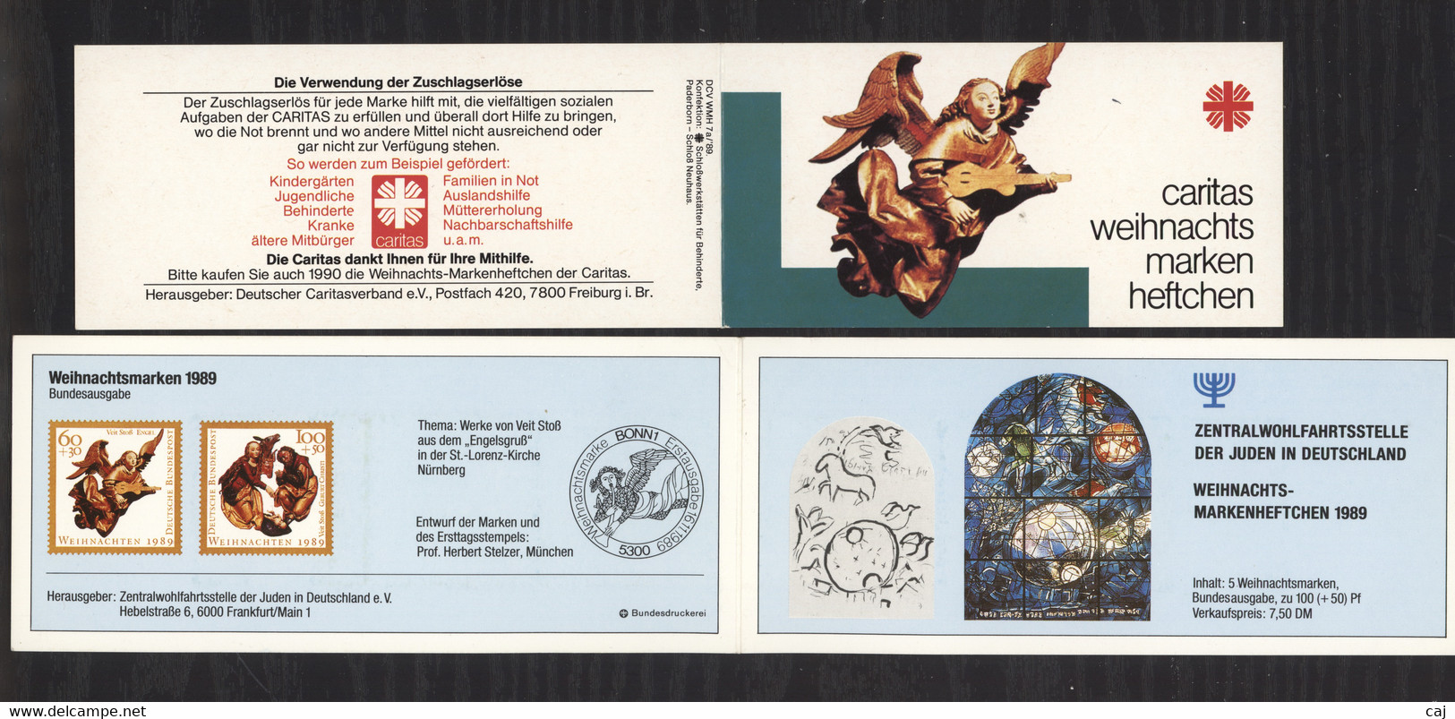 Allemagne  -  Bund  -  Carnets   :    Mi  1442-43   **   Les Carnets De 5 - 1971-2000