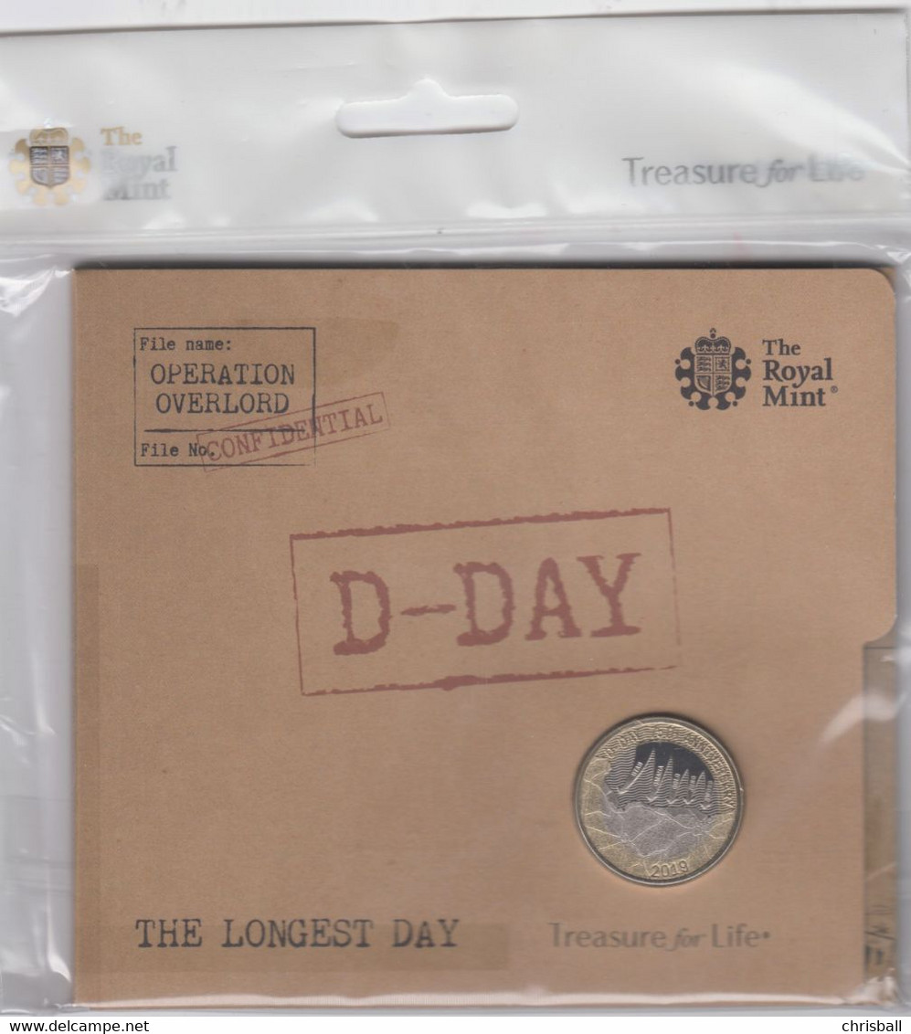 Great Britain UK £2 Coin D Day - 2018 Royal Mint Pack - 2 Pounds