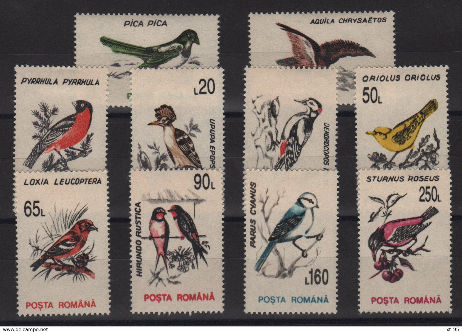 Roumanie - N°4065 à 4074 - Faune - Oiseaux - Cote 7€ - * Neufs Avec Trace De Charniere - Ungebraucht