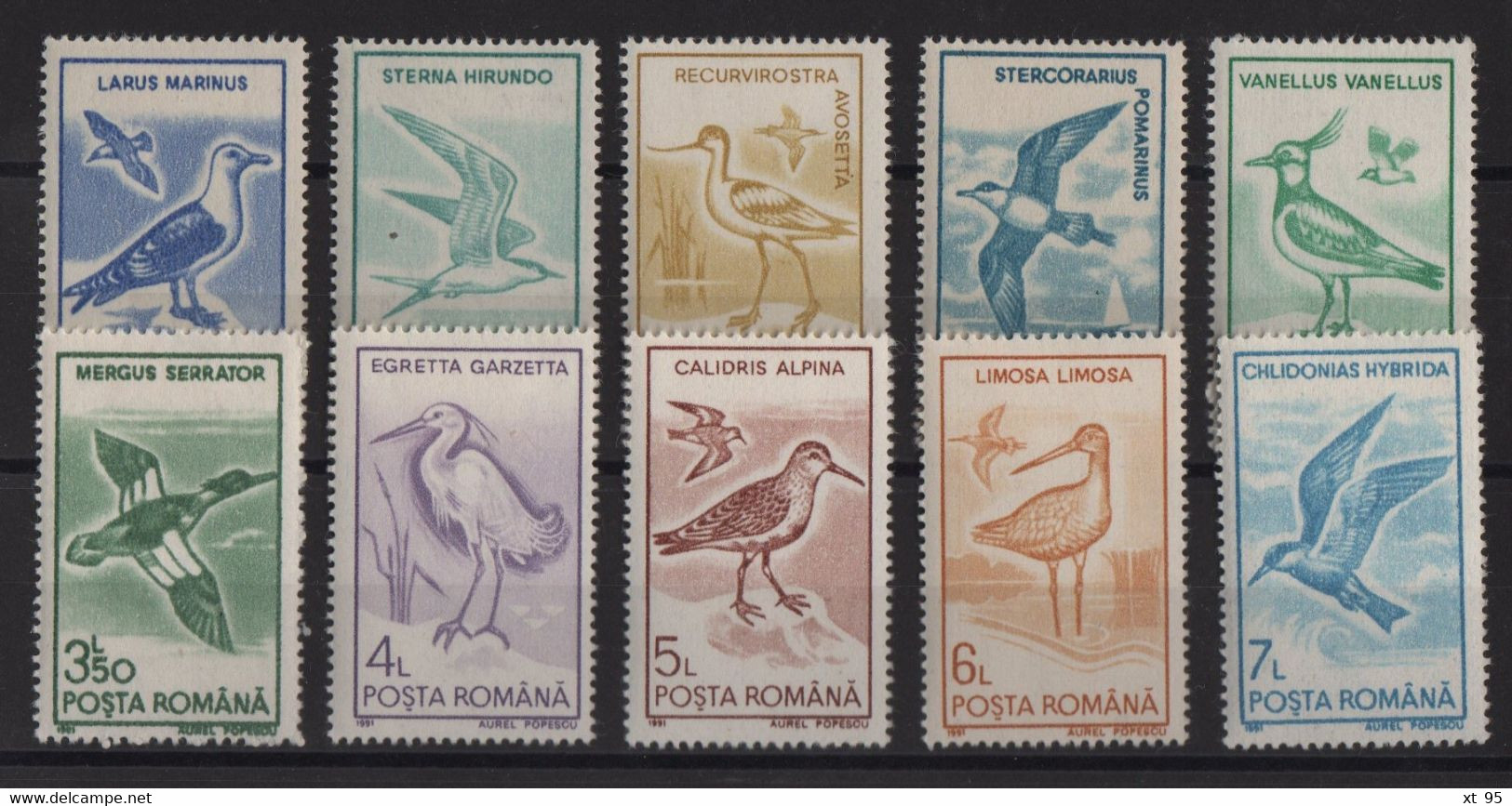 Roumanie - N°3921 à 3930 - Faune - Oiseaux - Cote 5.50€ - * Neufs Avec Trace De Charniere - Nuevos