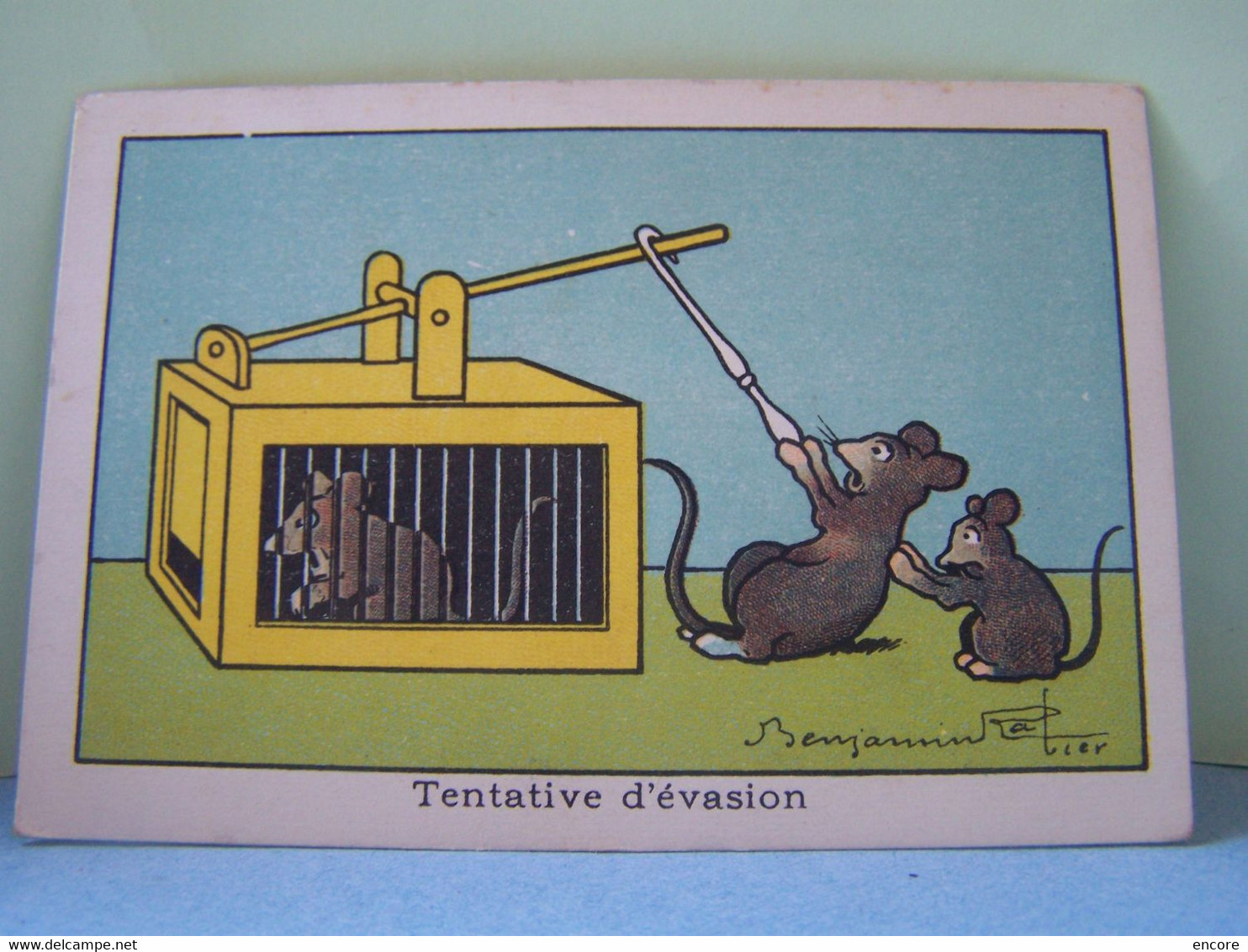 LES ILLUSTRATEURS. B. RABIER. FANTAISIE. LES SOURIS. PUBLICITE BLEDINE JACQUEMAIRE.  100_0720GRT - Rabier, B.