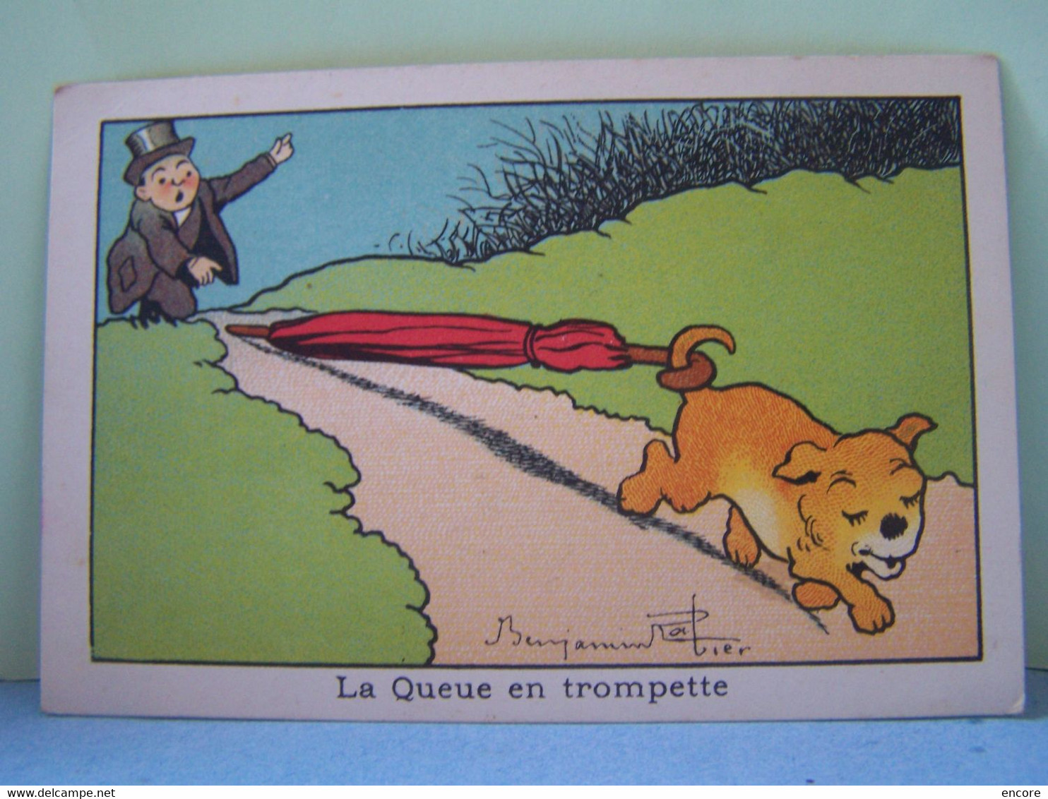 LES ILLUSTRATEURS. B. RABIER. FANTAISIE. LES CHIENS. PUBLICITE BLEDINE JACQUEMAIRE.  100_0721GRT - Rabier, B.