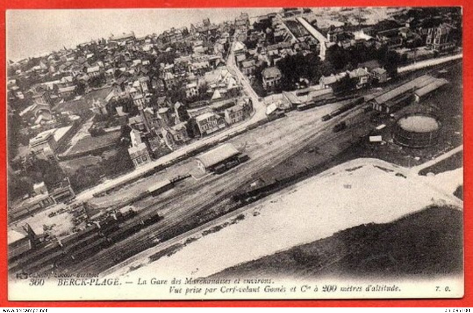 360 .BERCK-PLAGE  - La Des Marchandises Et Environs. - Berck