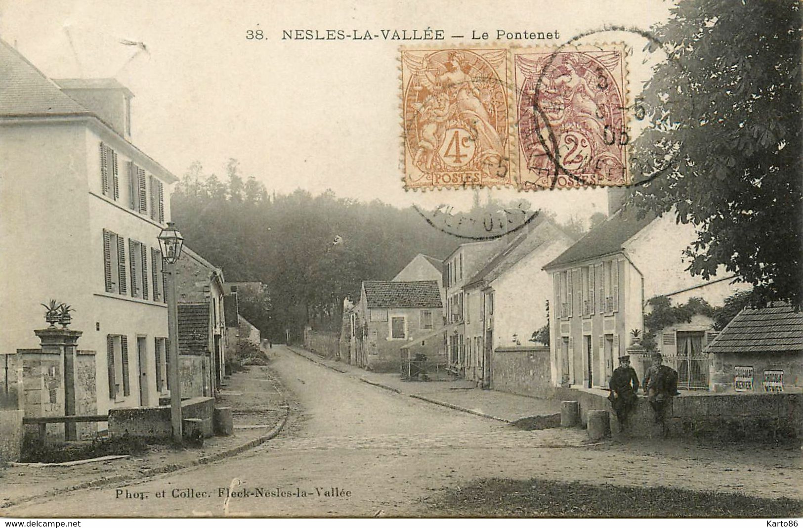Nesles La Vallée * 1906 * Le Pontenet * Rue - Nesles-la-Vallée