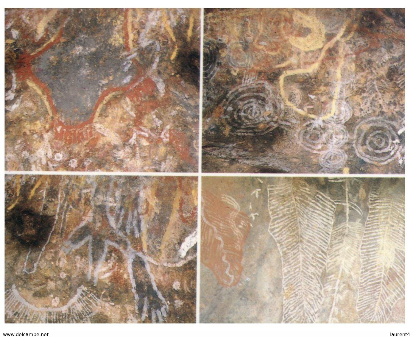 (V 9) Australia  - NT - Ayers Rock - Rock Paintings - Uluru & The Olgas