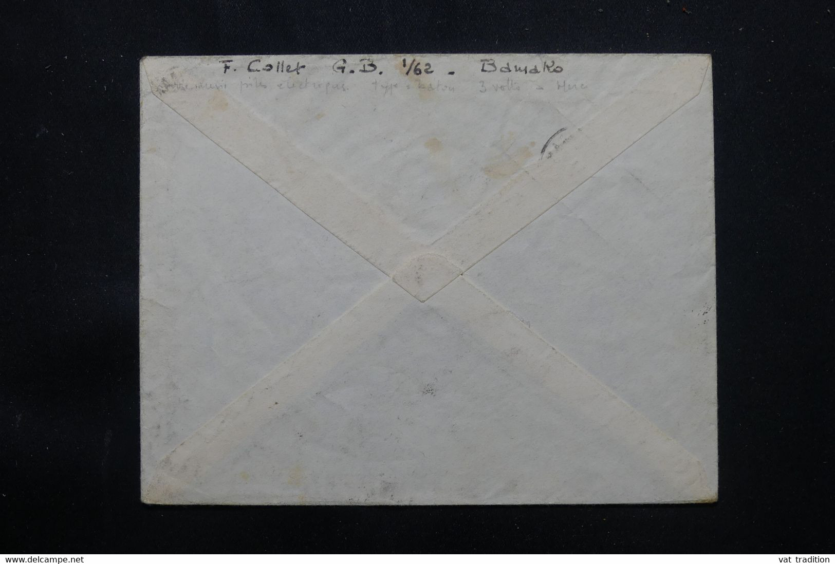 SOUDAN - Enveloppe En FM De Bamako ( Base Aérienne ) Pour La France En 1941 Avec Cachet De Contrôle - L 75615 - Briefe U. Dokumente