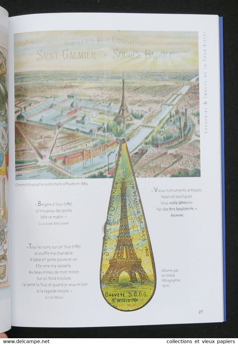 Livre Souvenirs et images de LA TOUR EIFFEL tower book affiche poster Richoillez