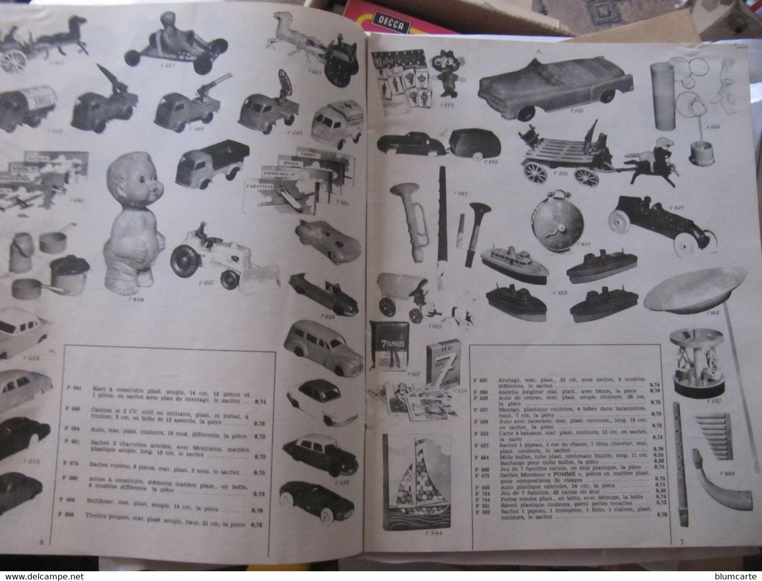 CATALOGUE - COMPTOIR GENERAL DE LA BIMBELOTERIE - MARS 1962 - JOUETS - BIBELOTS - Giochi Di Società