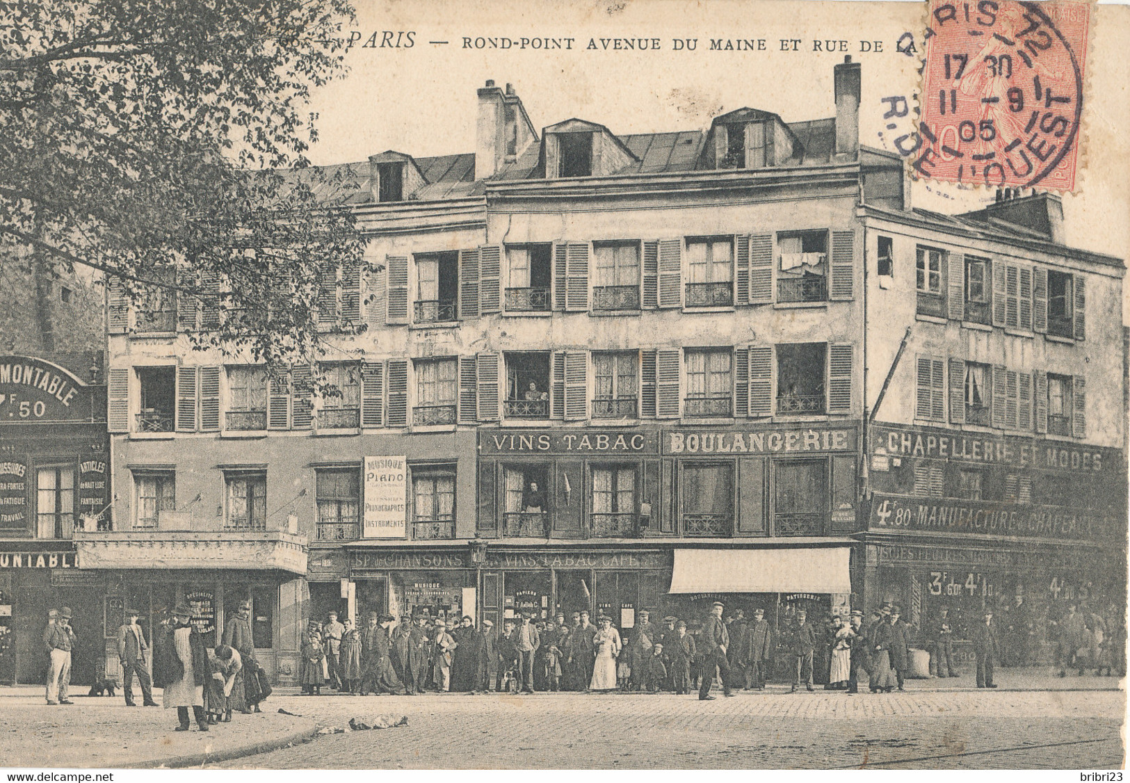 75-Paris, Rond Point Avenue Du Maine Et Rue De La Gaité - Arrondissement: 14