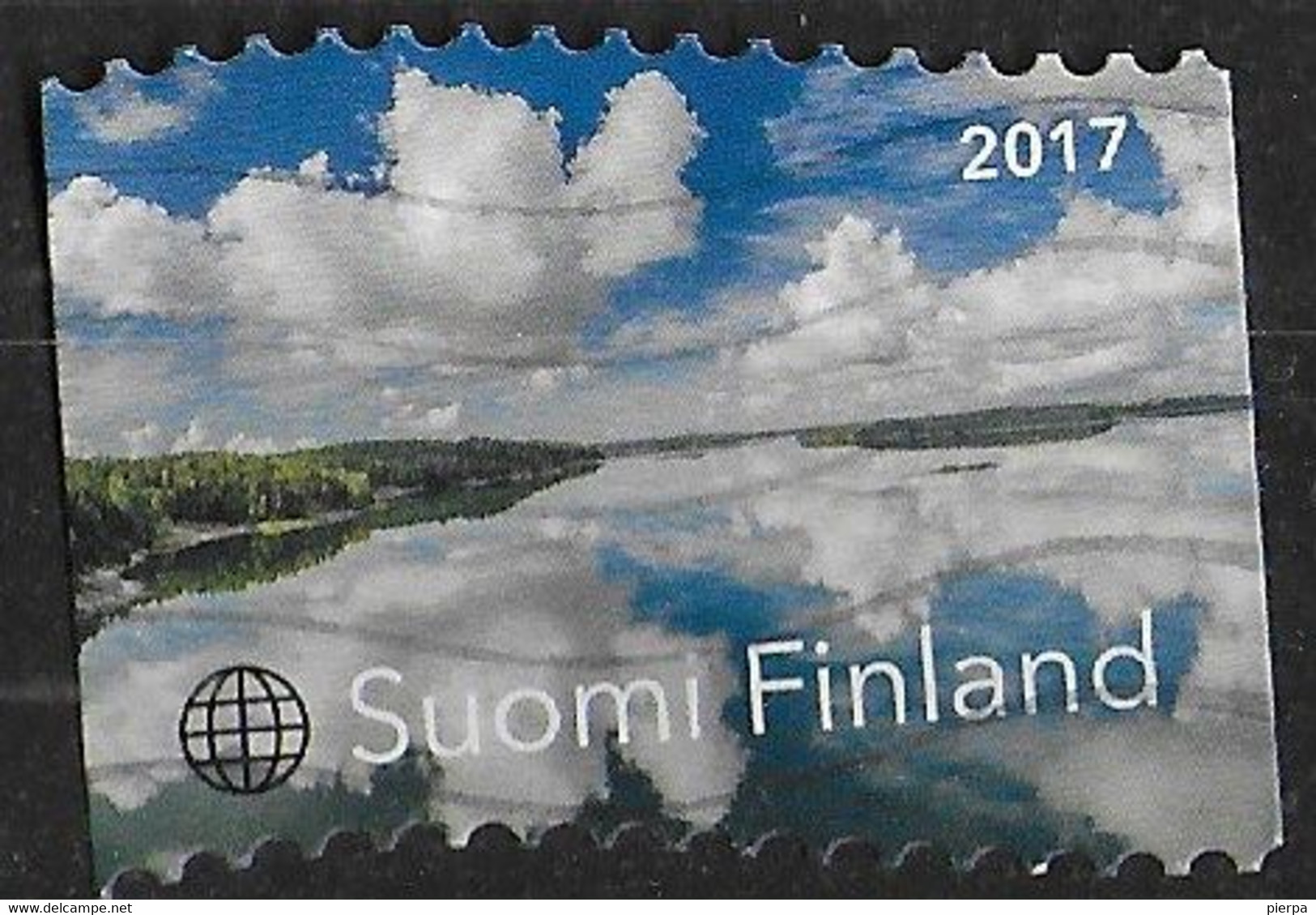FINLAND - 2017 -PAESAGGIO FINLANDESE - USATO  (YVERT 2463 - MCHEL 2495) - Gebruikt