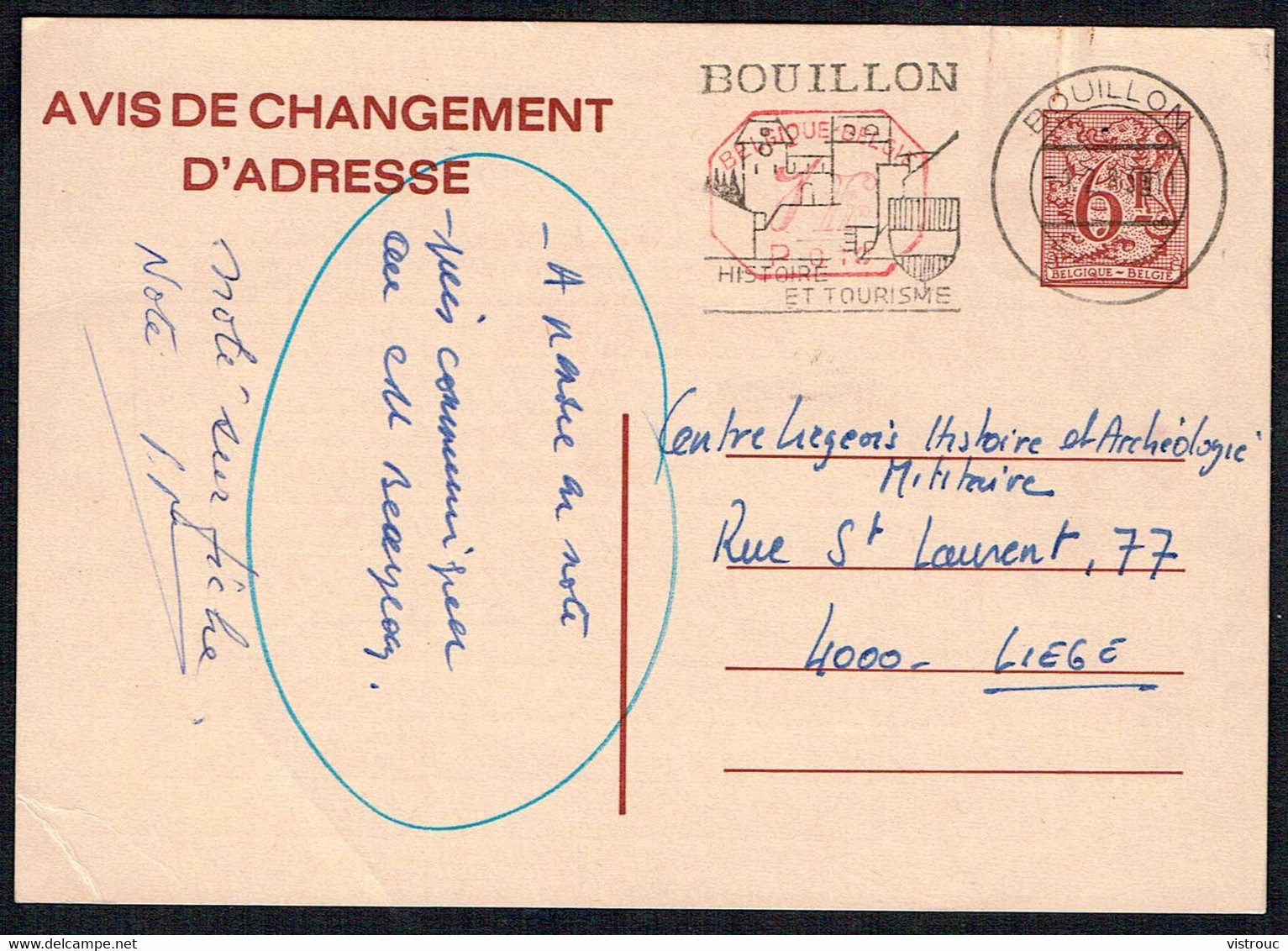 Changement D'adresse N° 23 III F M1 P010M (texte Français) - Circulé - Circulated - Gelaufen - 1983. - Aviso Cambio De Direccion