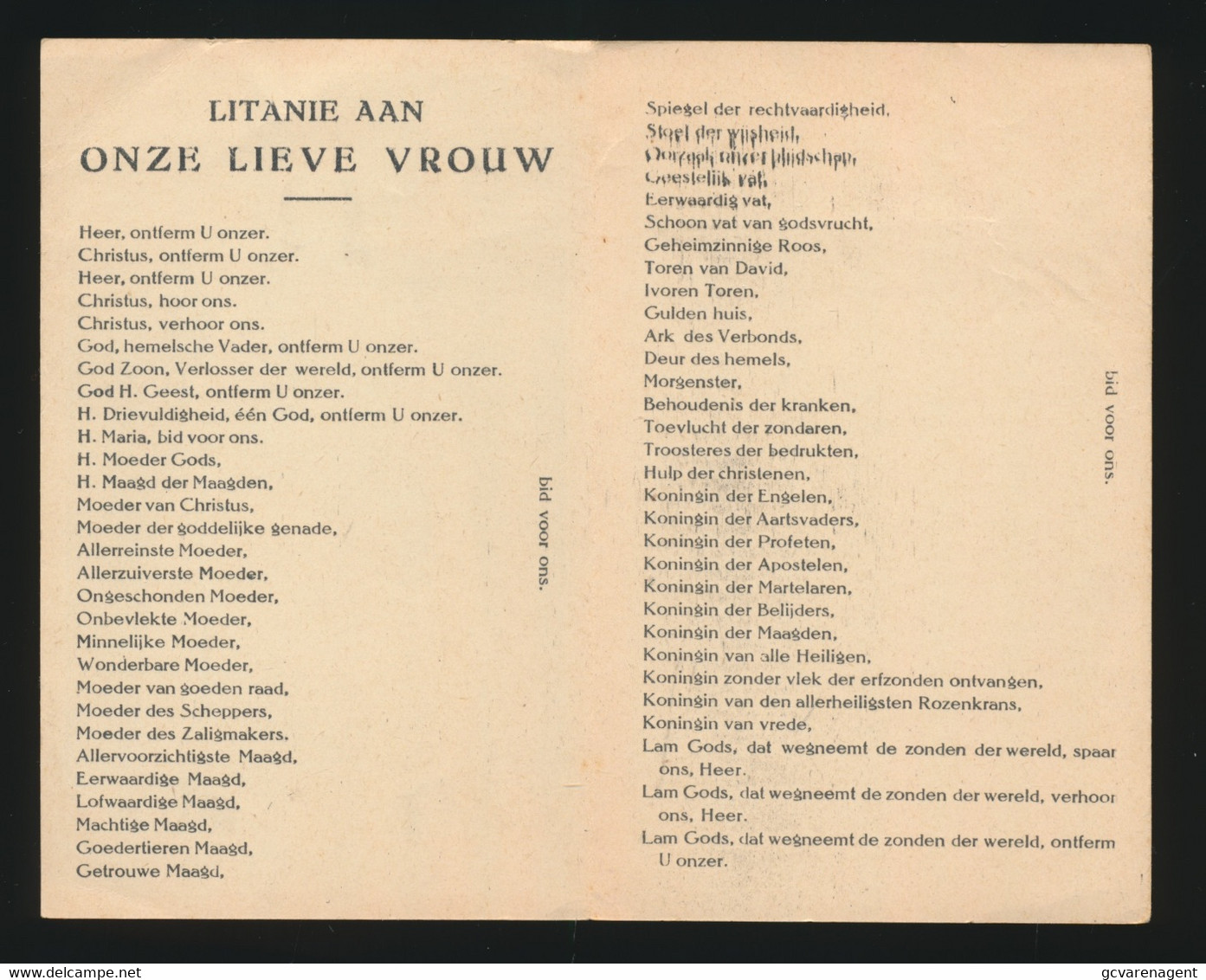 NAZARETH - H.PRENTJE -  O.L.V. VAN NAZARETH     2 SCANS - Nazareth