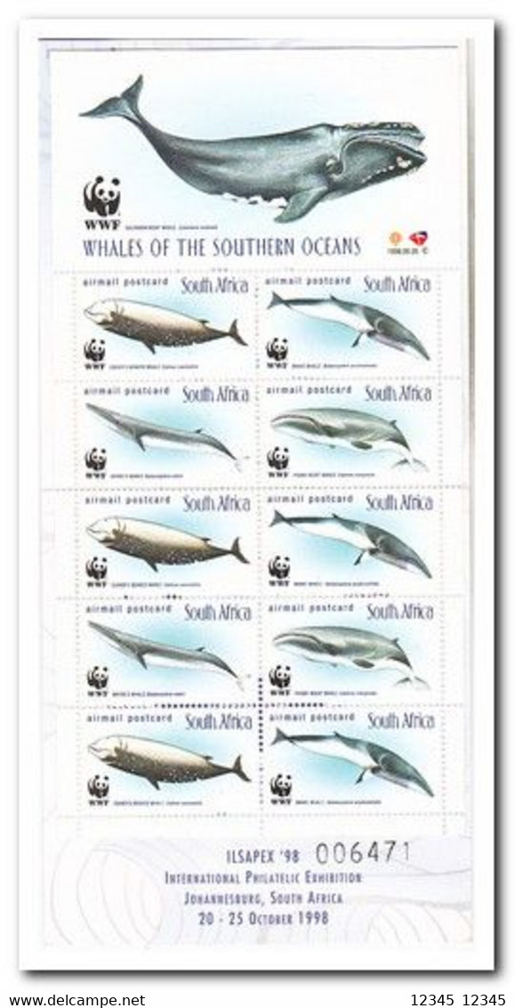 Zuid Afrika 1998, Postfris MNH, Fish (booklet) - Carnets