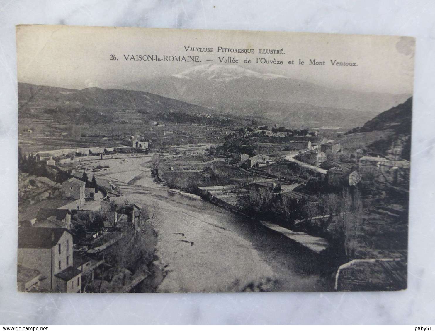 84 Vaison-la-Romaine, Vallée De L'Ouvèze Et Mont Ventoux, Belle CP Ancienne,  Ref 2197 ; Ref CP04 - Vaison La Romaine