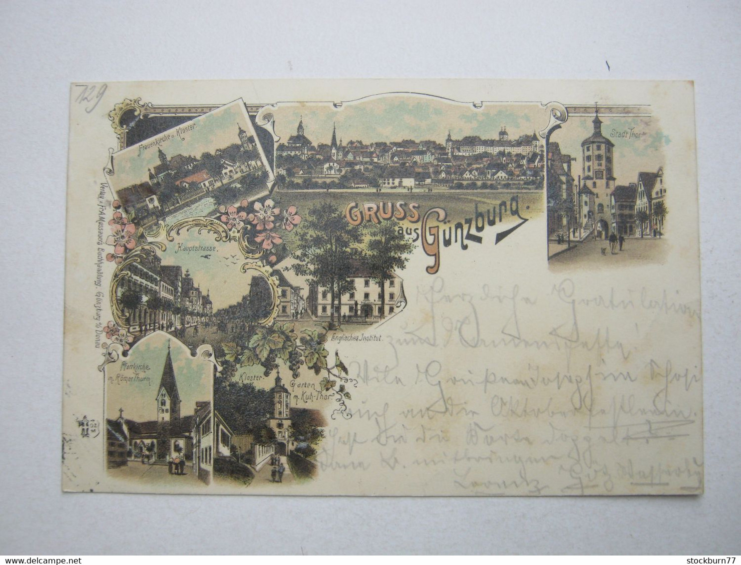 GÜNZBURG  , Schöne Karte 1896 - Günzburg