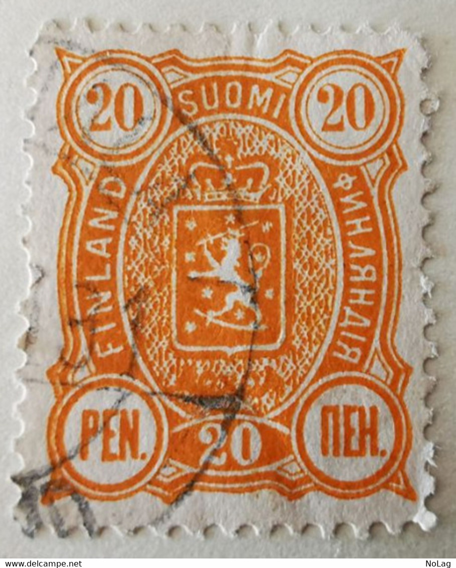 Finlande 1889-95 Y&T N°31, N°32, N°33, Oblitérés - Andere & Zonder Classificatie