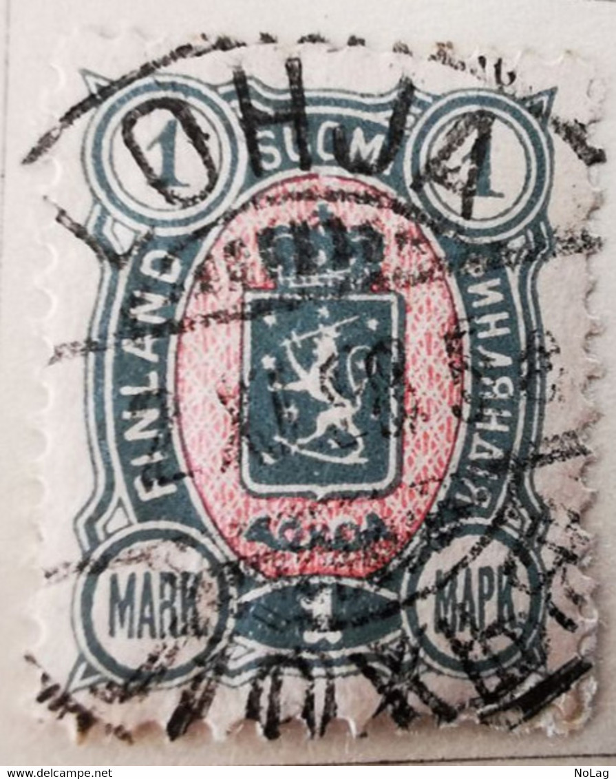 Finlande 1889-95 Y&T N°31, N°32, N°33, Oblitérés - Other & Unclassified