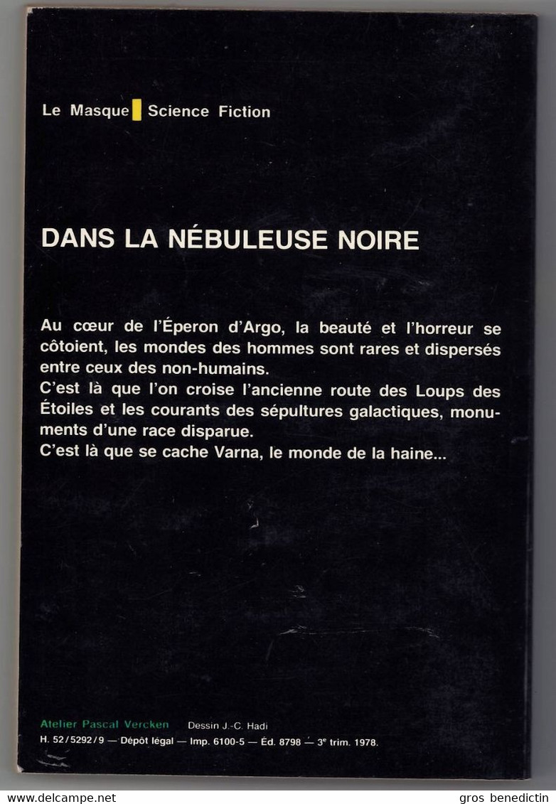 Le Masque Science Fiction N°79 - Edmond Hamilton - "La Planète Des Loups" - 1978 - &Ben&Mask&SF - Le Masque SF