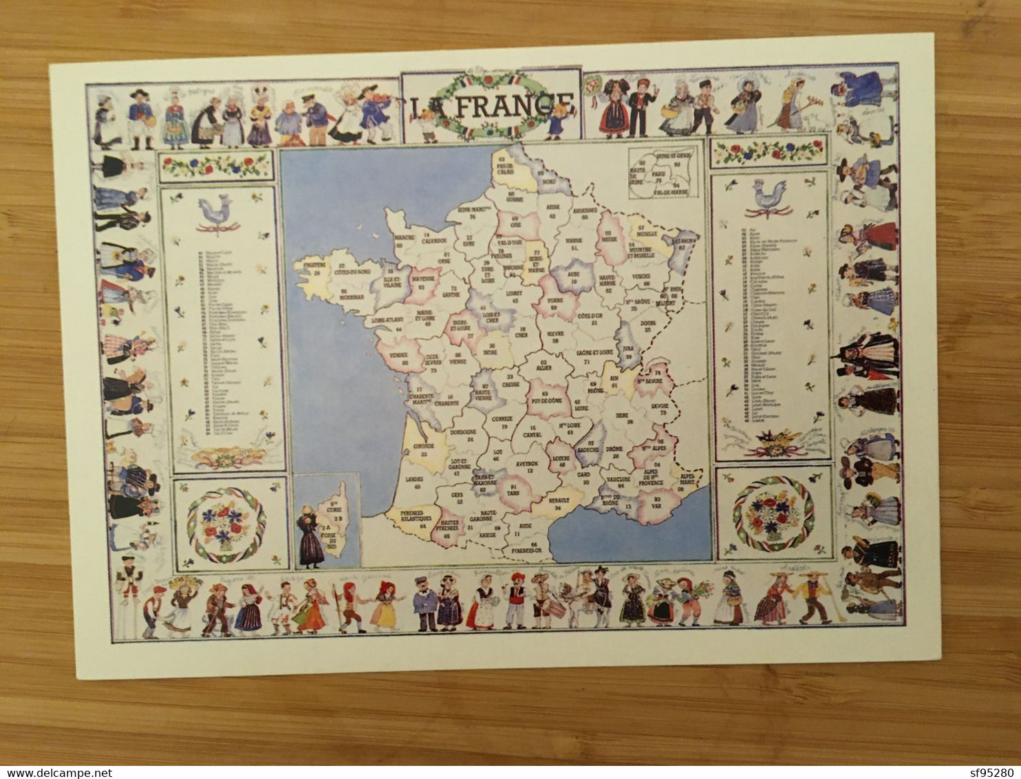 LA FRANCE DES DEPARTEMENTS MONIQUE TOUVAY - Mapas