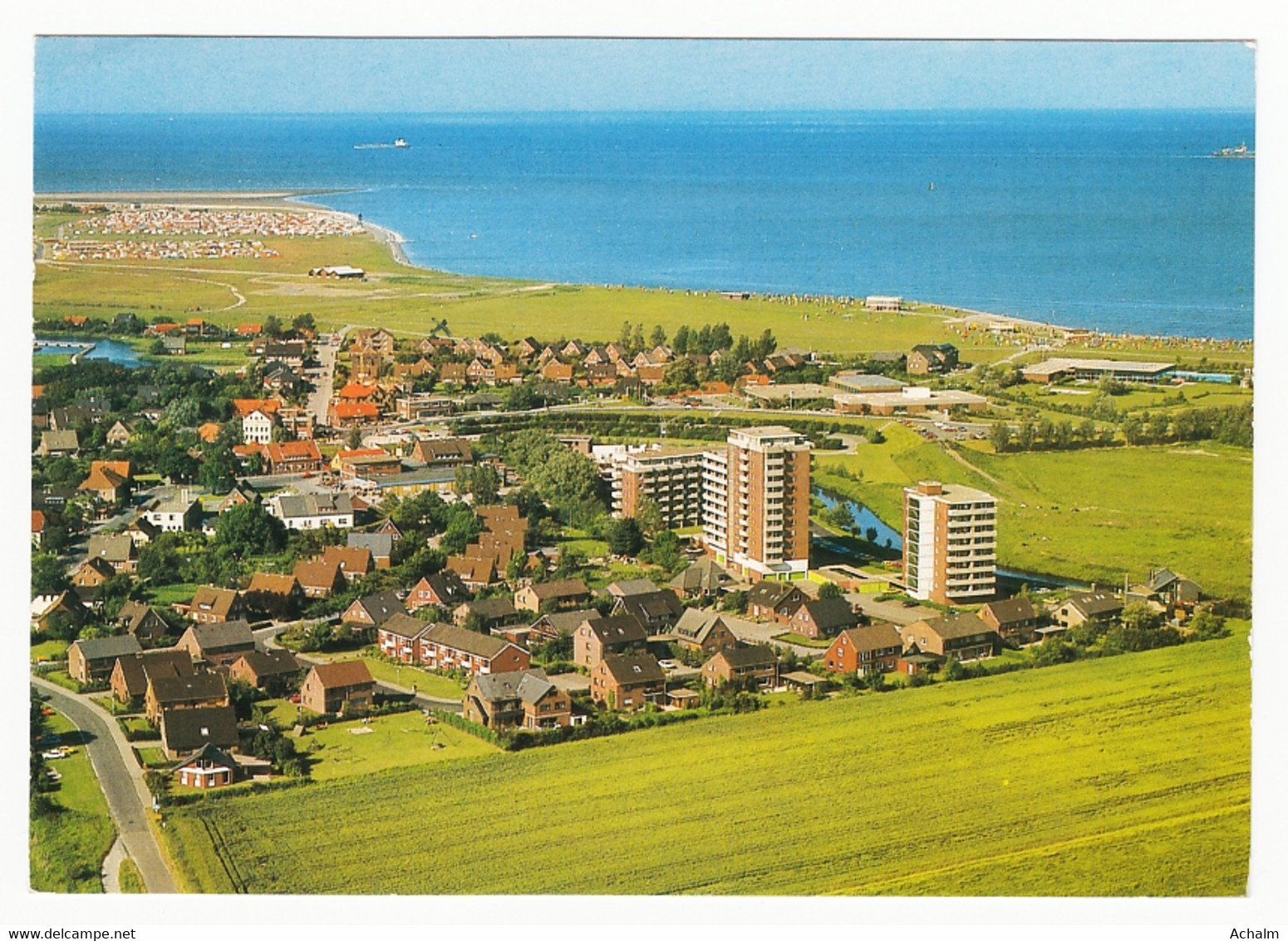 Nordseeheilbad Horumersiel-Schillig - Luftaufnahme - 1984 - Wangerland