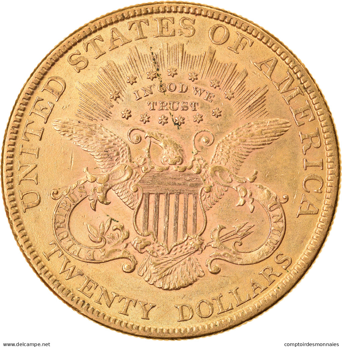 Monnaie, États-Unis, Liberty Head, $20, Double Eagle, 1895, U.S. Mint - 20$ - Double Eagles - 1877-1901: Coronet Head (Tête Couronnée)