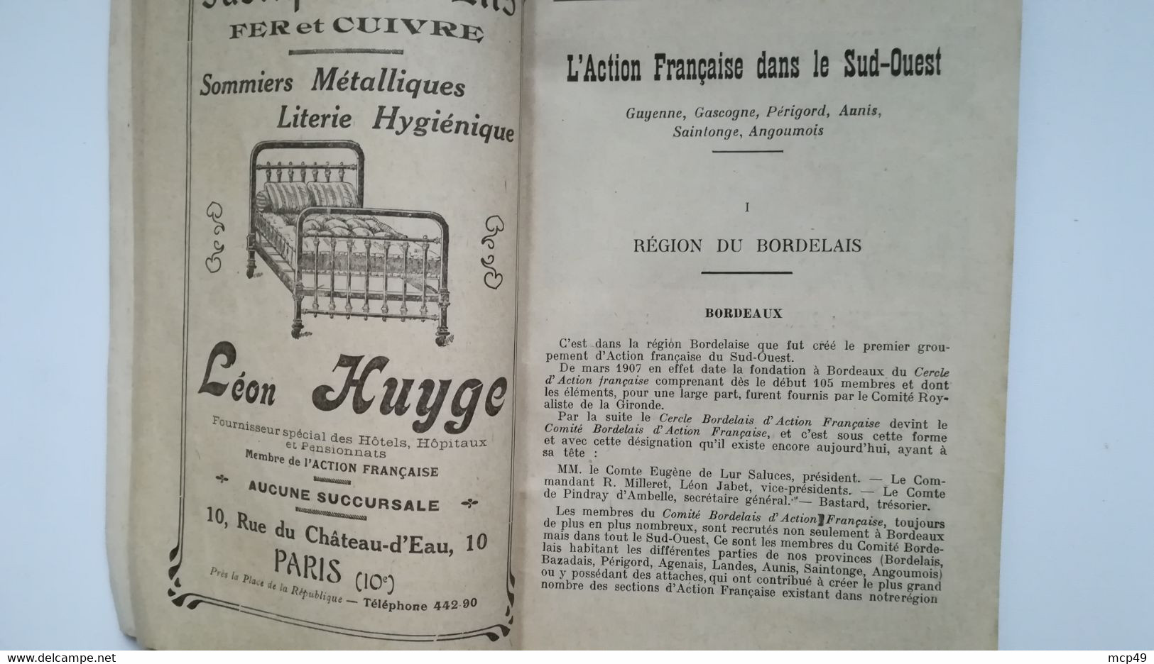 ALMANACH DE L'ACTION FRANCAISE 4e Année - 1912 - 1901-1940