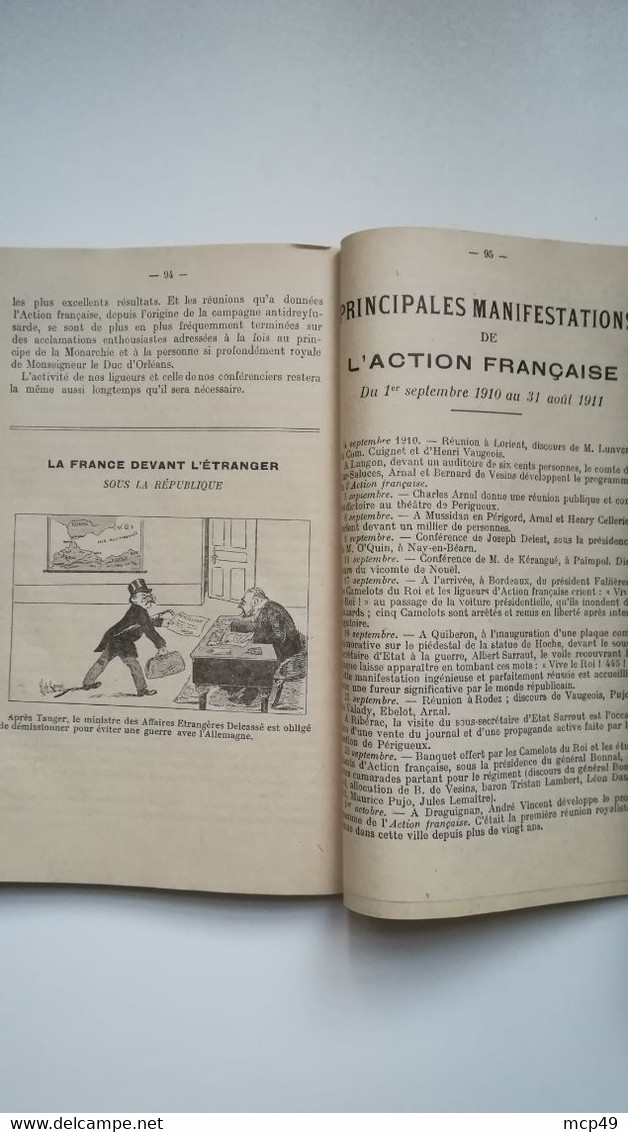 ALMANACH DE L'ACTION FRANCAISE 4e Année - 1912 - 1901-1940