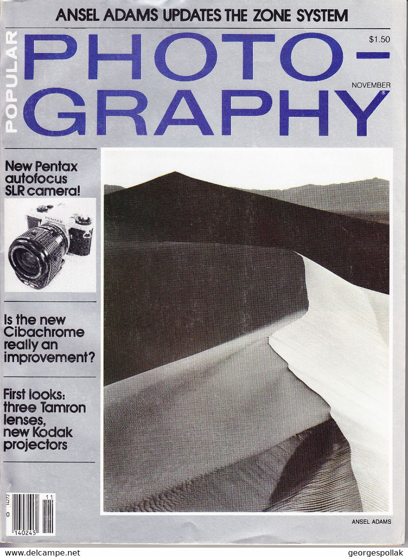 Popular PHOTOGRAPHY November 1981. 250 Pages. - Fotografie