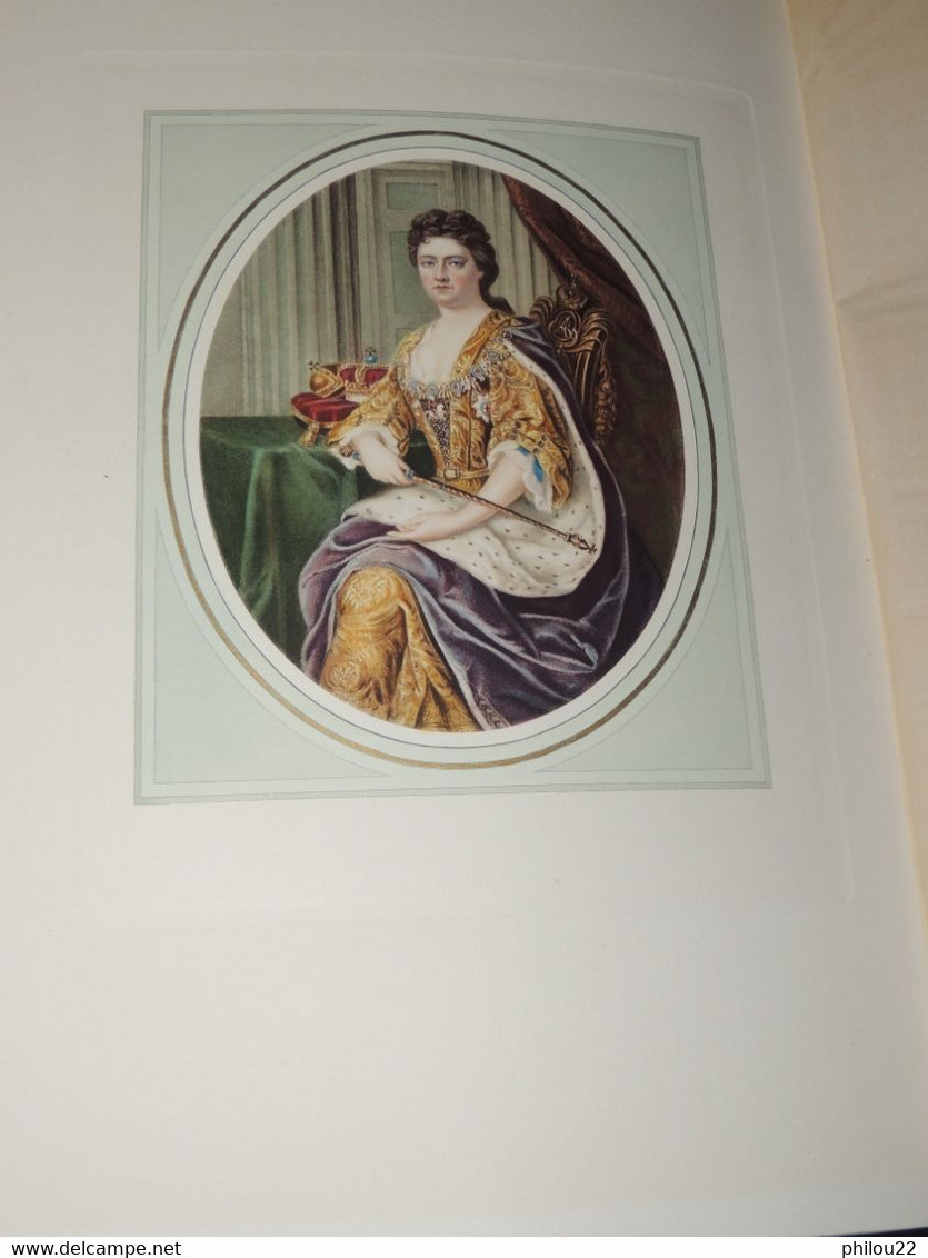 QUEEN ANNE by HERBERT PAUL / Goupil 1906 In-4° Belle reliure signée Numéroté