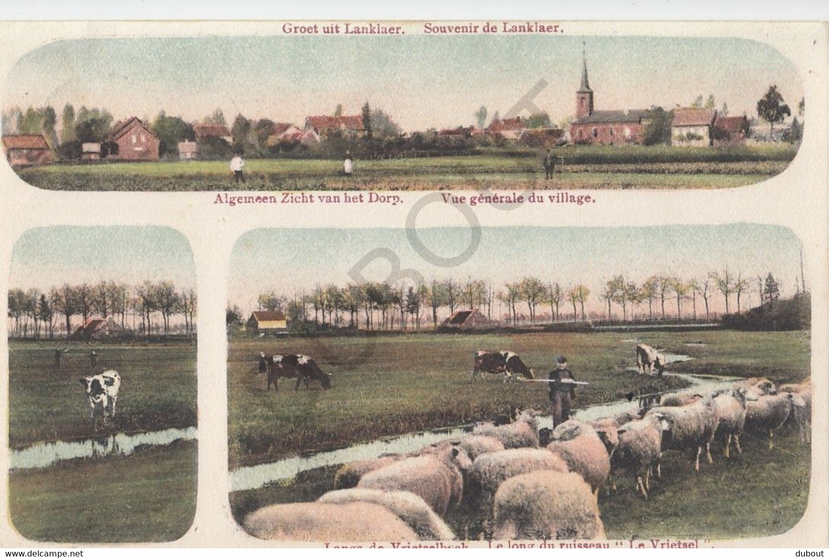 Postkaart-Carte Postale -LANKLAAR - Souvenir - Vrietselbeek (B963) - Dilsen-Stokkem