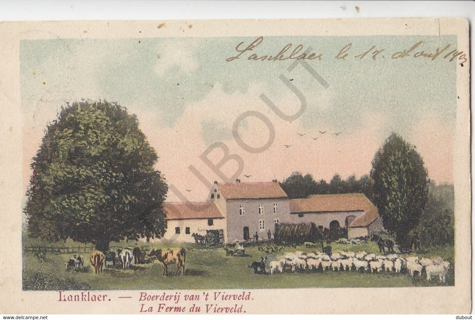 Postkaart-Carte Postale -LANKLAAR - Boerderij Van T Vierveld (B951) - Dilsen-Stokkem