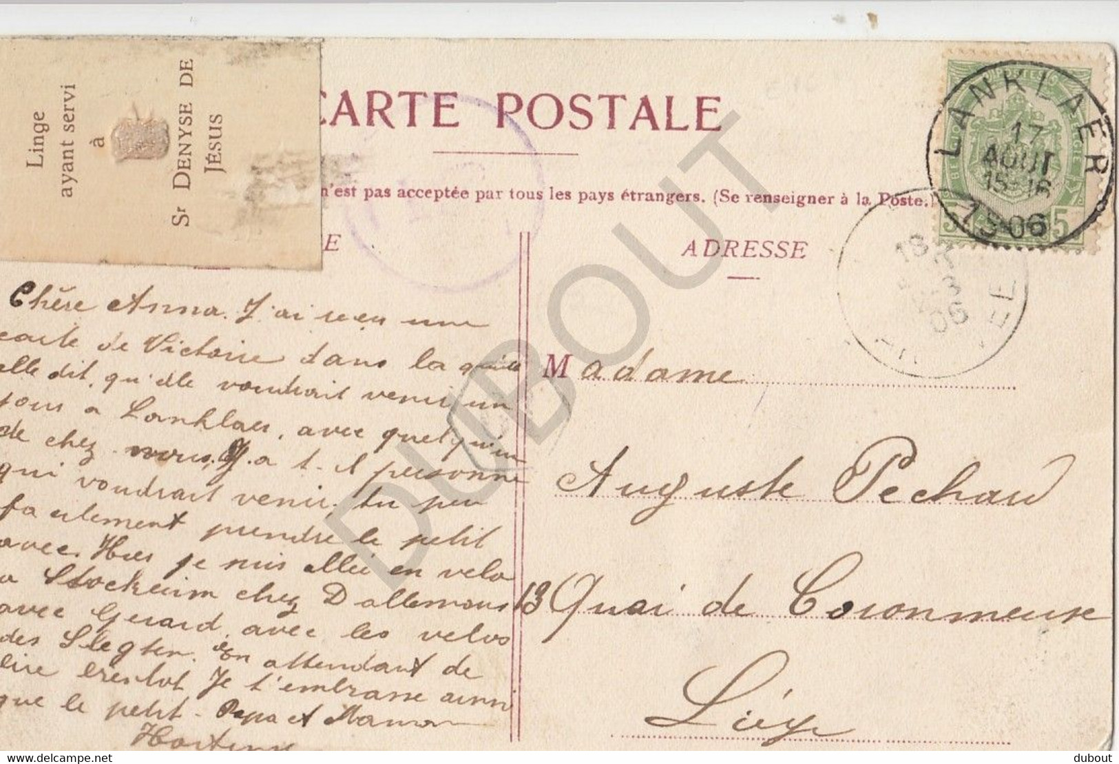 Postkaart-Carte Postale -LANKLAAR - Boerderij Van T Vierveld (B951) - Dilsen-Stokkem