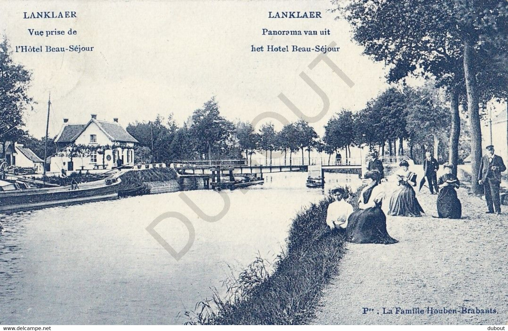 Postkaart-Carte Postale - LANKLAAR - Hotel Beau Séjour  (B962) - Dilsen-Stokkem