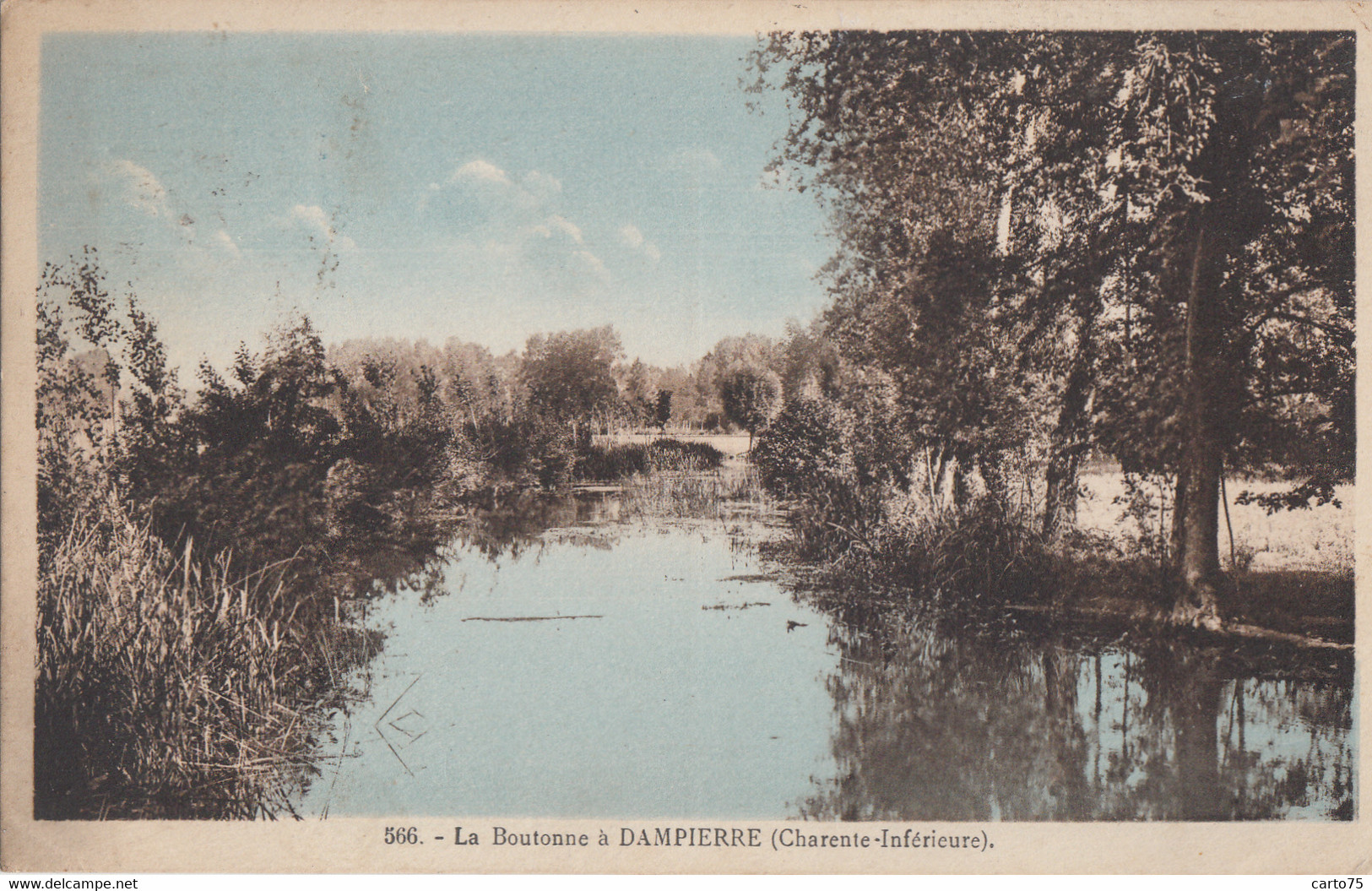 Dampierre-sur-Boutonne 17 - Rivière La Boutonne - Editions Bergevin N° 566 - Dampierre-sur-Boutonne