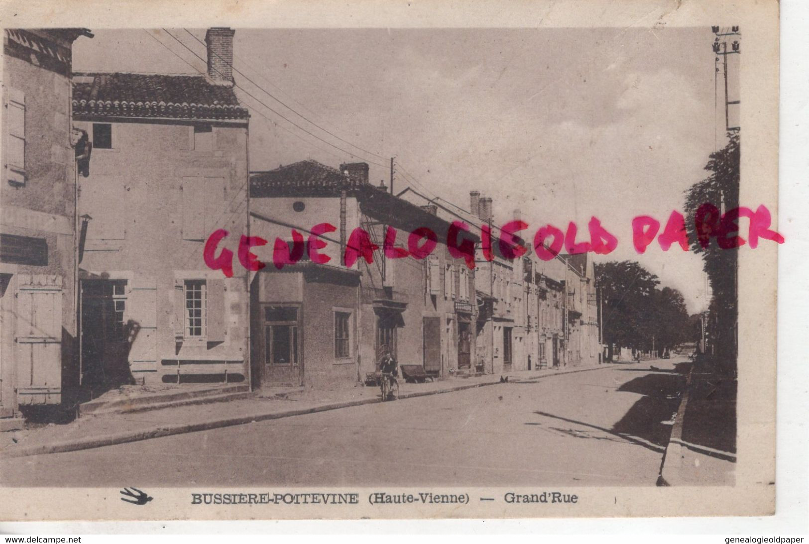 87 - BUSSIERE POITEVINE - GRAND ' RUE - - Bussiere Poitevine