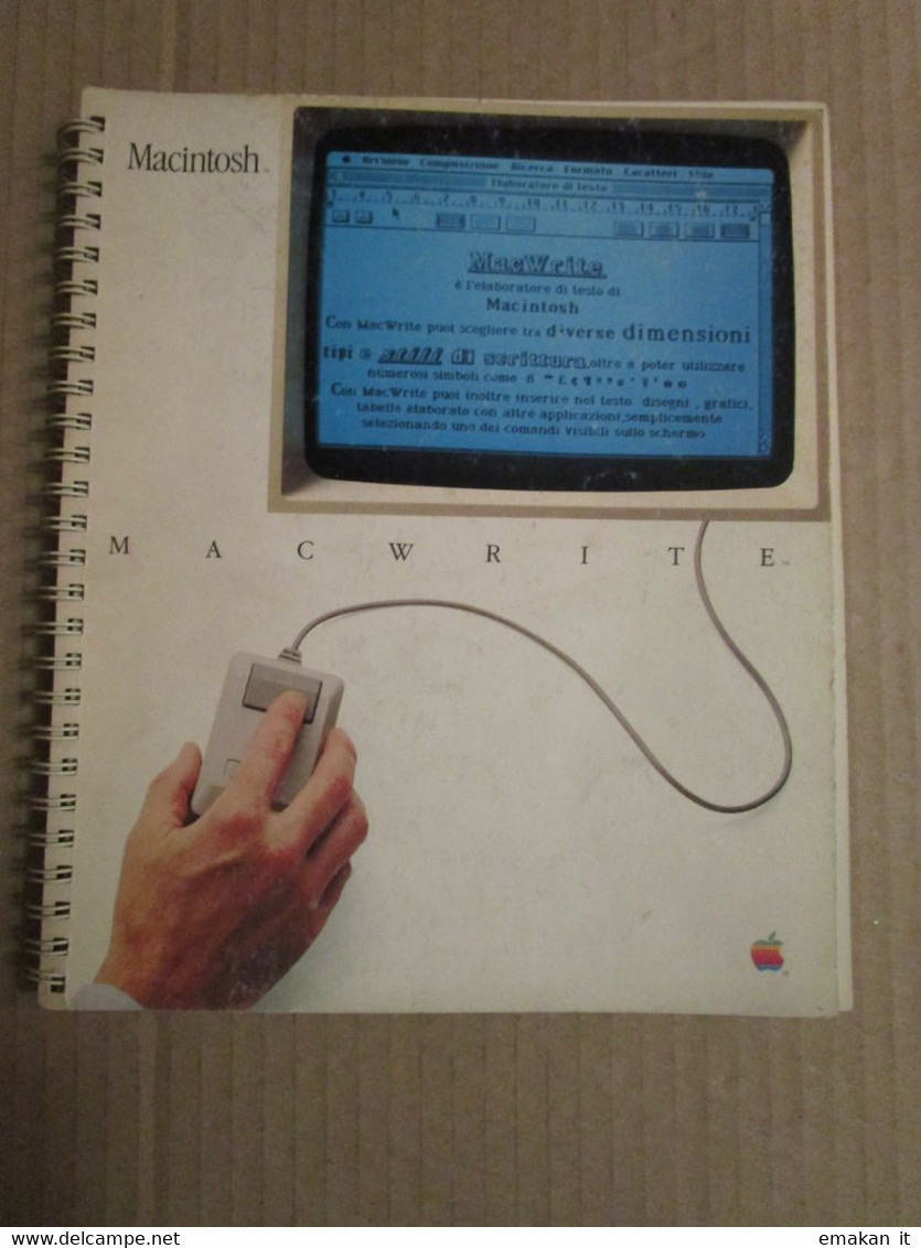 # APPLE MANUALE MACINTOSH / MACWRITE - Informatica