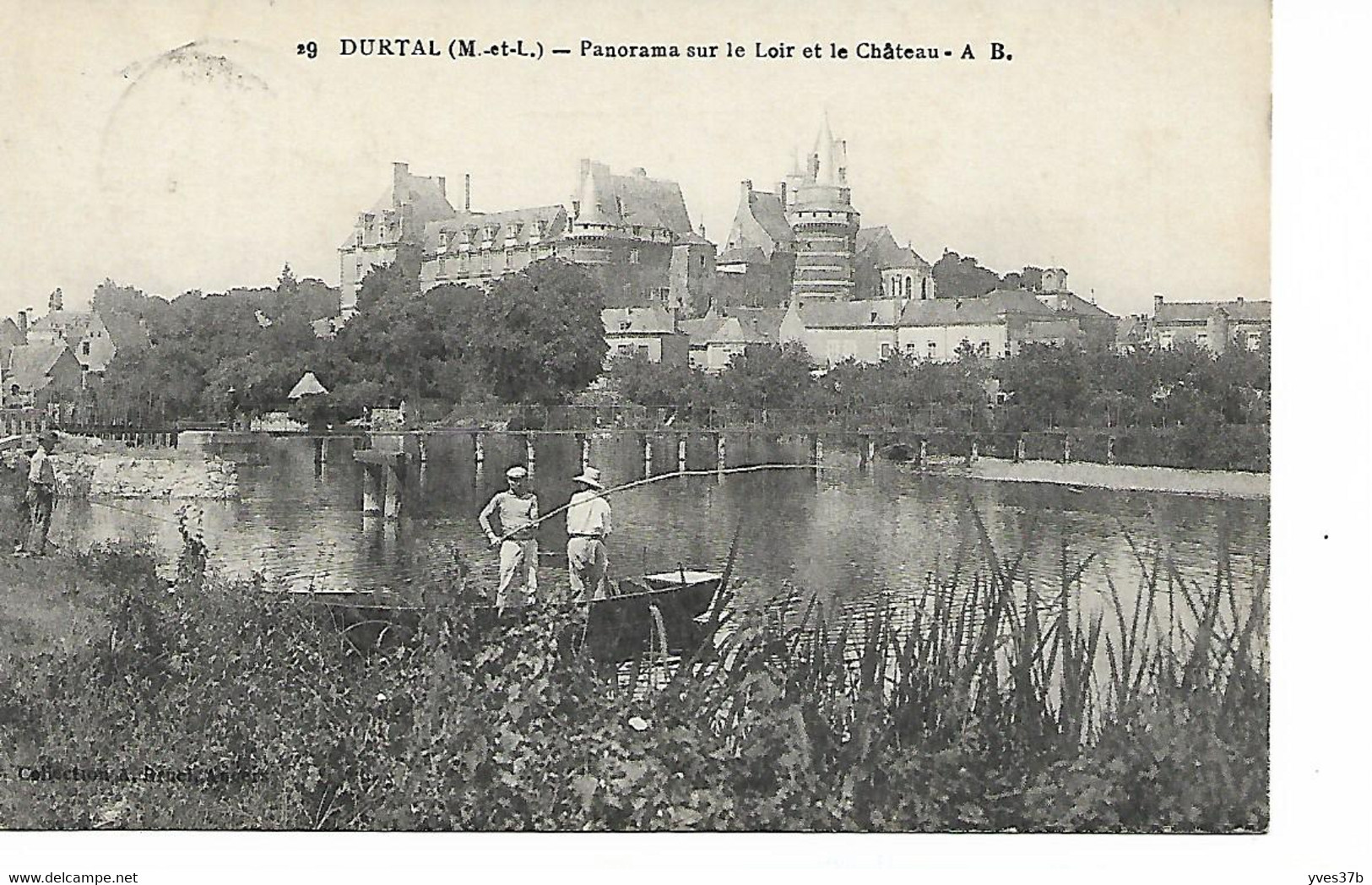 DURTAL - Panorama Sur Le Loir Et Le Château - Durtal