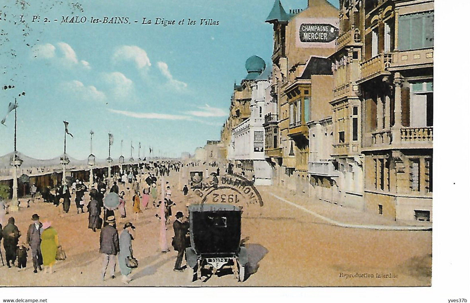 MALO-les-Bains - La Digue Et Les Villas - Malo Les Bains