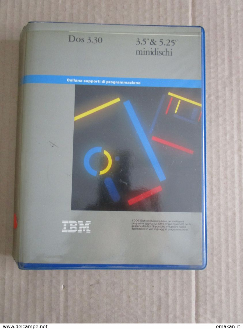 # MANUALE IBM DOS 3.30 - Informática