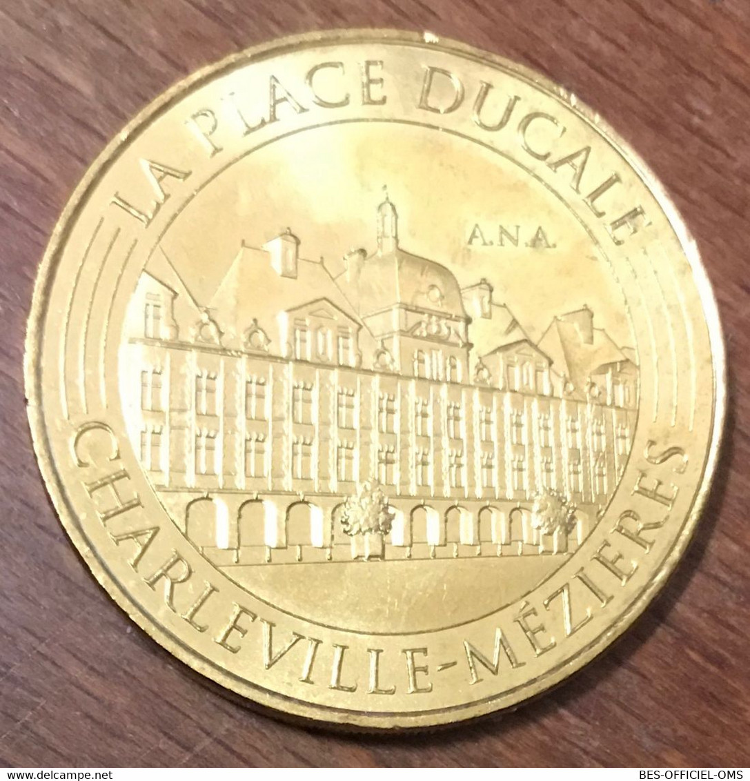 08 CHARLEVILLE MÉZIÈRES LA PLACE DUCALE MDP 2016 MÉDAILLE MONNAIE DE PARIS JETON TOURISTIQUE MEDALS COINS TOKENS - 2016