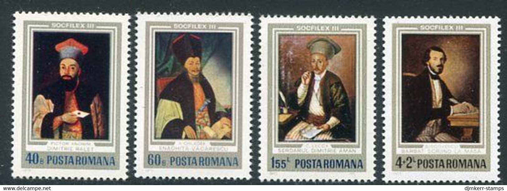 ROMANIA 1973 SOCFILEX III MNH / **..  Michel 3129-32 - Nuevos