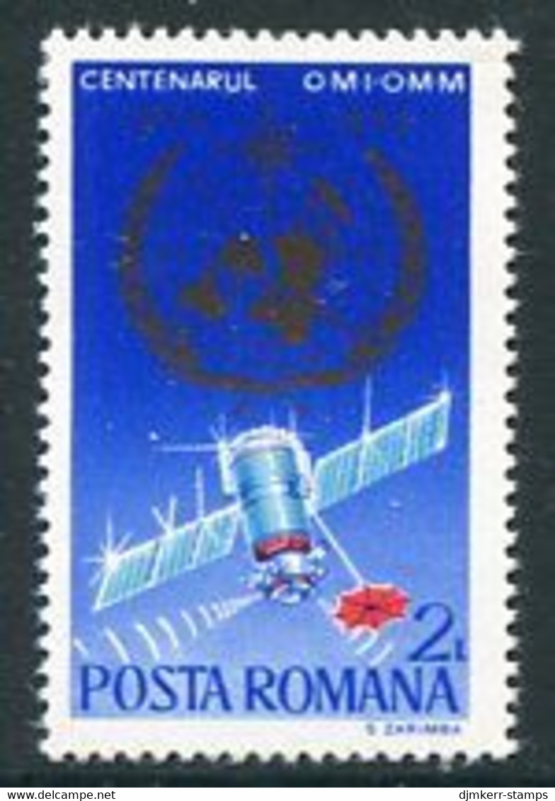ROMANIA 1973 Centenary Of Meteorological Organisation MNH / **..  Michel 3128 - Unused Stamps