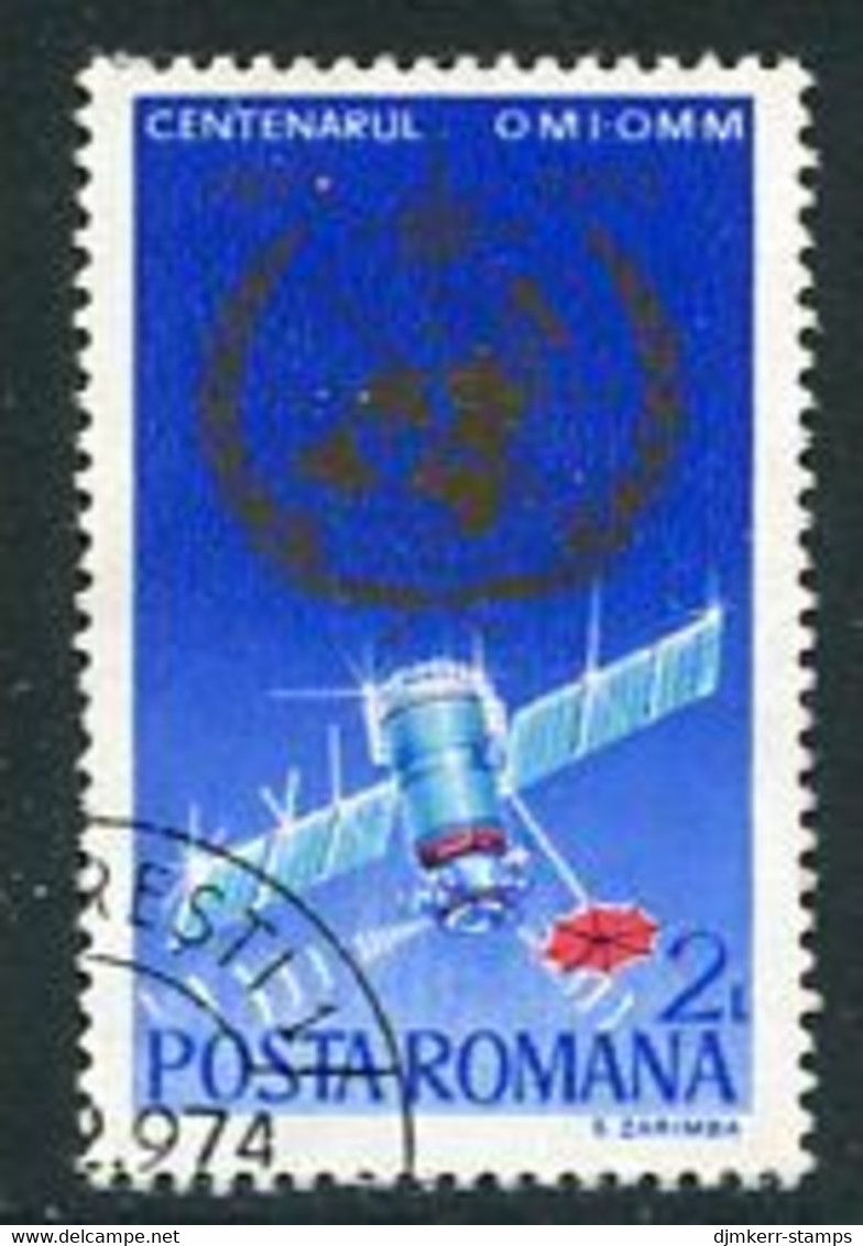 ROMANIA 1973 Centenary Of Meteorological Organisation Used.  Michel 3128 - Usati