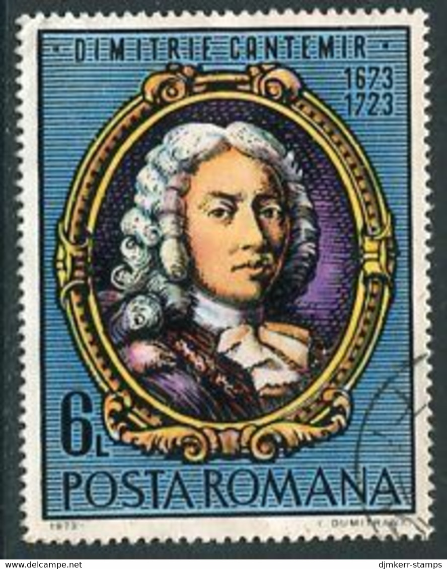 ROMANIA 1973 Cantemir Single Ex Block, Used.  Michel 3127 - Oblitérés