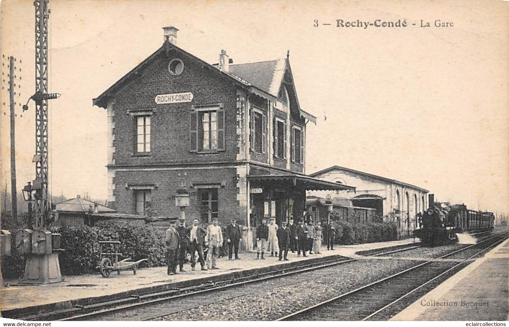 Rochy-Condé           60         Intérieur De La Gare - Train -      (voir Scan) - Autres & Non Classés