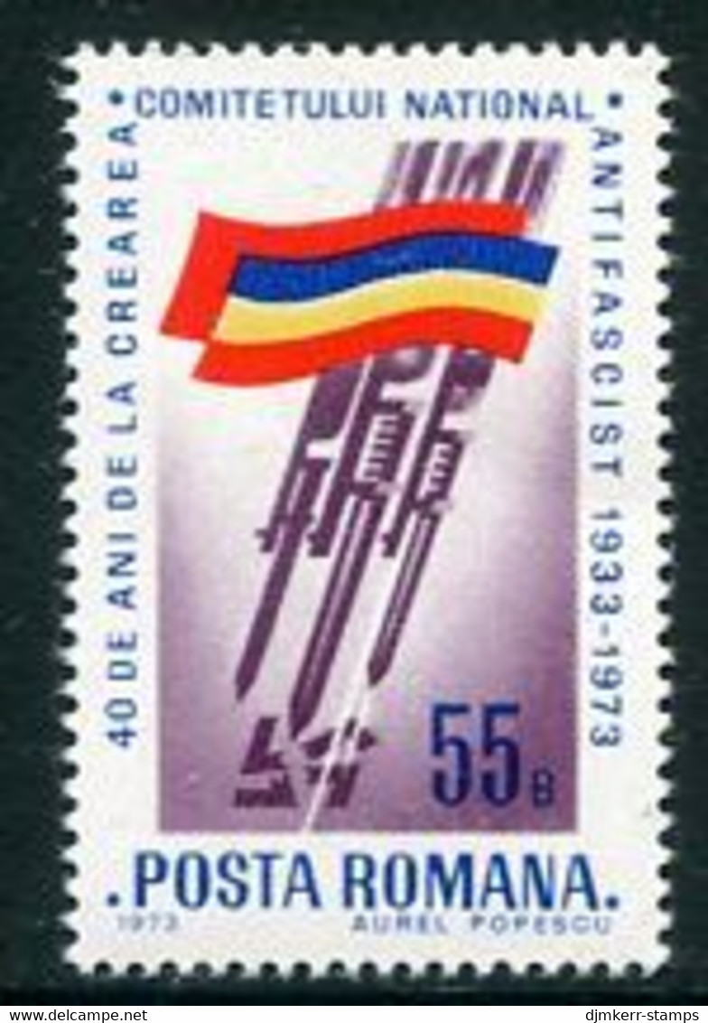 ROMANIA 1973 Anti-fascist Committee  MNH / **.  Michel 3124 - Ongebruikt